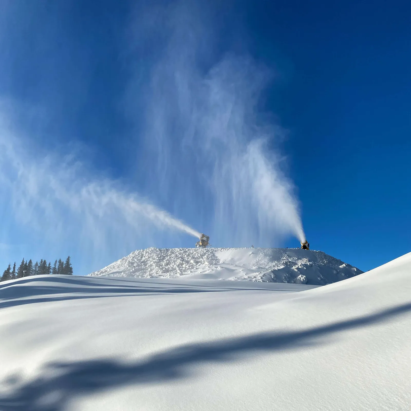 Snøproduksjon på Beitostølen Skistadion